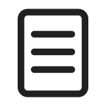 Document One Page SVG Icon